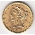 Goldmünze 5 Dollar Liberty Head