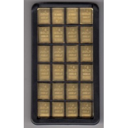 24x 1 Gramm UnityBox CombiBar Goldbarren
