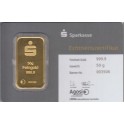 50 Gramm Goldbarren Agosi im Blister