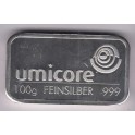 100 Gramm Silberbarren versch. Hersteller Resale