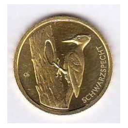 20 Euro - Heimische Vögel Schwarzspecht - mit Box und Zertifikat
