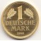 Goldmünze 1 DM Deutsche Mark 2001 
