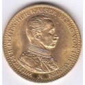 Goldmünze 20  Mark Wilhelm II. in UNIFORM Preussen