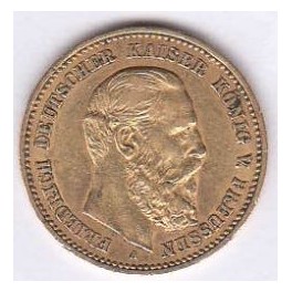 10 Mark 1888 A Friedrich Preussen 