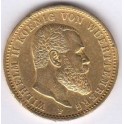 Goldmünze 20 Mark Wilhelm II. Württemberg