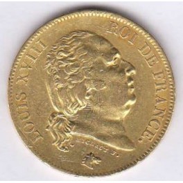 40 Francs Louis XVIII.