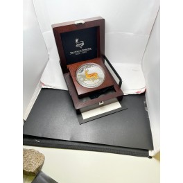 1kg Silber Springbock 2014 10.000 Francs CFA
