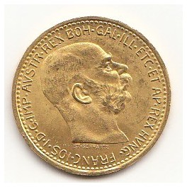 Goldmünze 10 Kronen Österreich