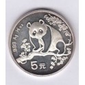 1/2 Unze Silber 5 Yuan Panda