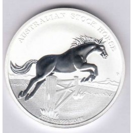 1 Unze 1 Dollar Year of the Horse in Kapsel