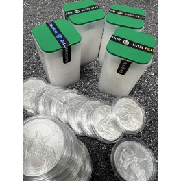 1oz American Eagle USA Silbermünze Dollar in 20er Tube