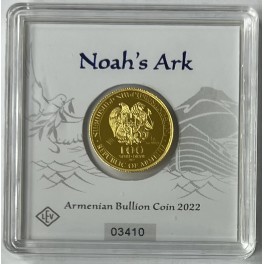 Goldmünze 1g 100 Dram Arche Noah Armenien