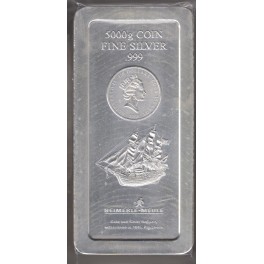 5 Kilo Silberbarren Cook/Heimerle/Degussa Resale