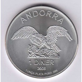 1 Unze Andorra 1 Diner