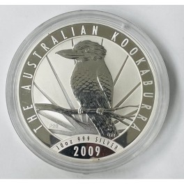 10oz Kookaburra 2012 Silberm&uuml;nze in Kapsel