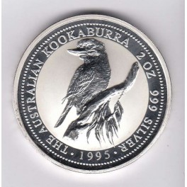 2 Unzen 2 Dollar Kookaburra 1995