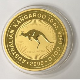 10oz Kangaroo 2009 sehr selten Goldmünze Unze 1000 Dollar 