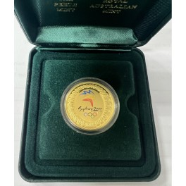 Sydney 2000 Olympic 100 Dollars Gold Australien ohne Box/Zertikikat