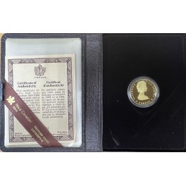 1/4 Unze Kanada 100 Dollar 1989 OHNE Box/Zertifikat