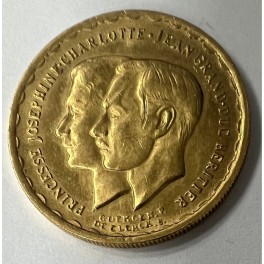(rar!!) 20 Francs Luxemburg 1953, Charlotte Hochzeit
