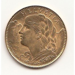 10 Franken (rar!!) Vreneli 1913/14/15/16 Goldmünze 