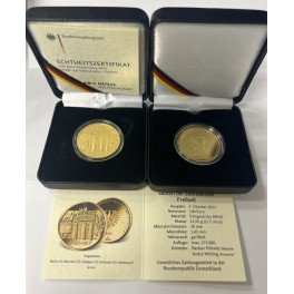 100 Euro Gold Demokratie - FREIHEIT mit Box und Zertifikat
