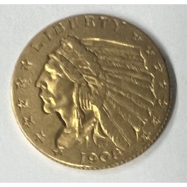 2,5 Dollar 1925 Indian Head Goldmünze
