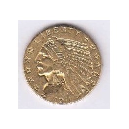 5 Dollar 1911 Indian Head Goldmünze 