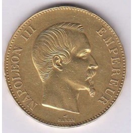 100 Francs Kaiser Napoleon III. Goldmünze versch. Jahrgänge