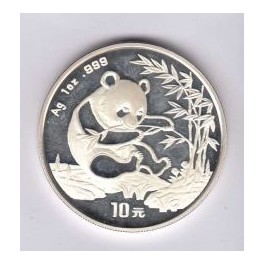 30g 10 Yuan Panda 2021 Silbermünze