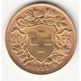 20 Franken 1909B/1911B/1912B Vreneli 