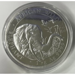 1 Kilo Somalia African Wildlife von 2018 Silber Münzbarren