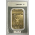 100 gramm Goldbarren 999,9% a 2 ter Hand