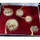 China Panda Proof Set 1990 in edlem Holzetui