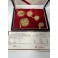 China Panda Proof Set 1990 in edlem Holzetui