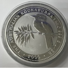 1 Kilo Silbermünze (rar!!!) Kookaburra 2000 gekapselt