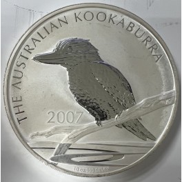 10oz Silbermünze Kookaburra 2007 10 Dollar 