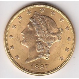 (rar) 20 Dollar 1906D Liberty Head Goldmünze USA