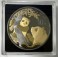 30g 10 Yuan Panda 2021 Silbermünze rhodiniert vergoldet