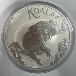 1 Kilo Silbermünze Koala 2014/15 gekapselt