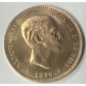 25 Pesetas Alfonso XII. 1876 Goldmünze Spanien