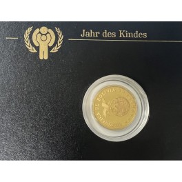 4000 Pesos Goldmünze Jahr des Kindes Bolivien