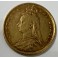 Goldmünze 1/2 Sovereign Victoria Krone 1892 Wappen
