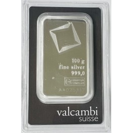 100 Gramm Heimerle Silberbarren im Blister