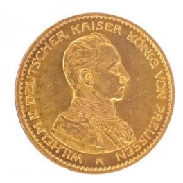 20 Mark Wilhelm II. in UNIFORM 1914 Preussen Goldmünze 