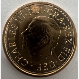 Sovereign König Charles III. 2024 Goldmünze