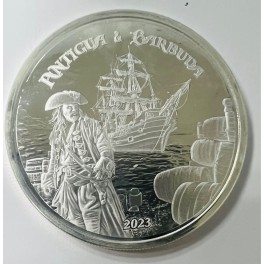1oz Eastern Caribbean Silbermünze Antigua & Barbuda 2023