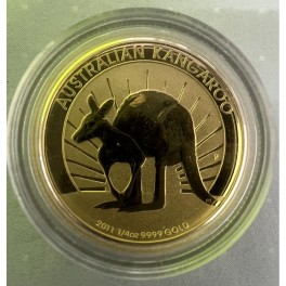 1/4oz  Austral.  Kangaroo 25 Dollars Goldmünze