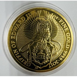 Queens Beasts Goldmünze 1oz - Griffin of Edward III.