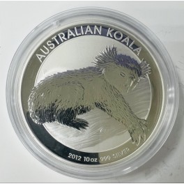 10oz Silberm&uuml;nze 2015 Koala 10 Dollar in Kapsel